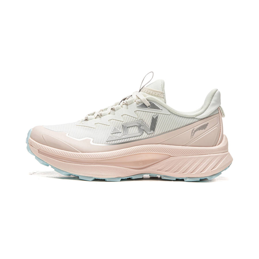 Li-Ning Li Ning Running Collection Trail Running Shoes Women's Low Top Chalk Gray/Light Orange
