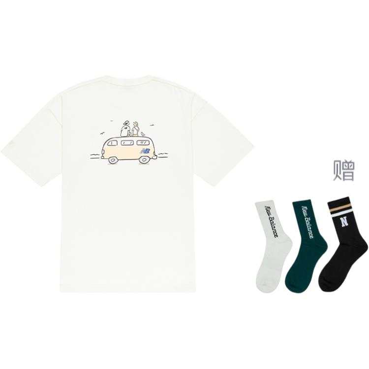 New Balance New Balance x PK SHEJISHILIANMINGKUAN T Shirt Unisex White