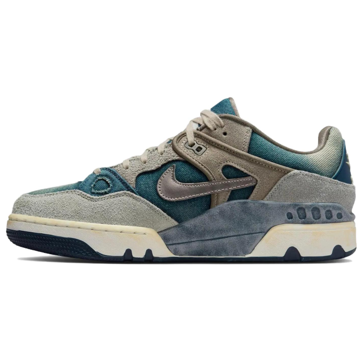 Nike Nike x Nigo Air Force 3 Slip Resistant Abrasion Resistant Low top Skateboard Shoes Men's Blue Gray