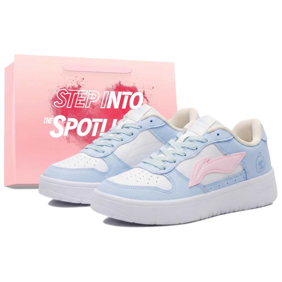 Li-Ning Li Ning Floating Boat Skateboard Shoes Women's Low Top White