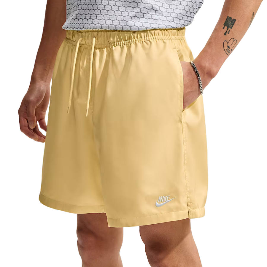 Nike Nike Club Casual Shorts Men's Soft Yellow/White