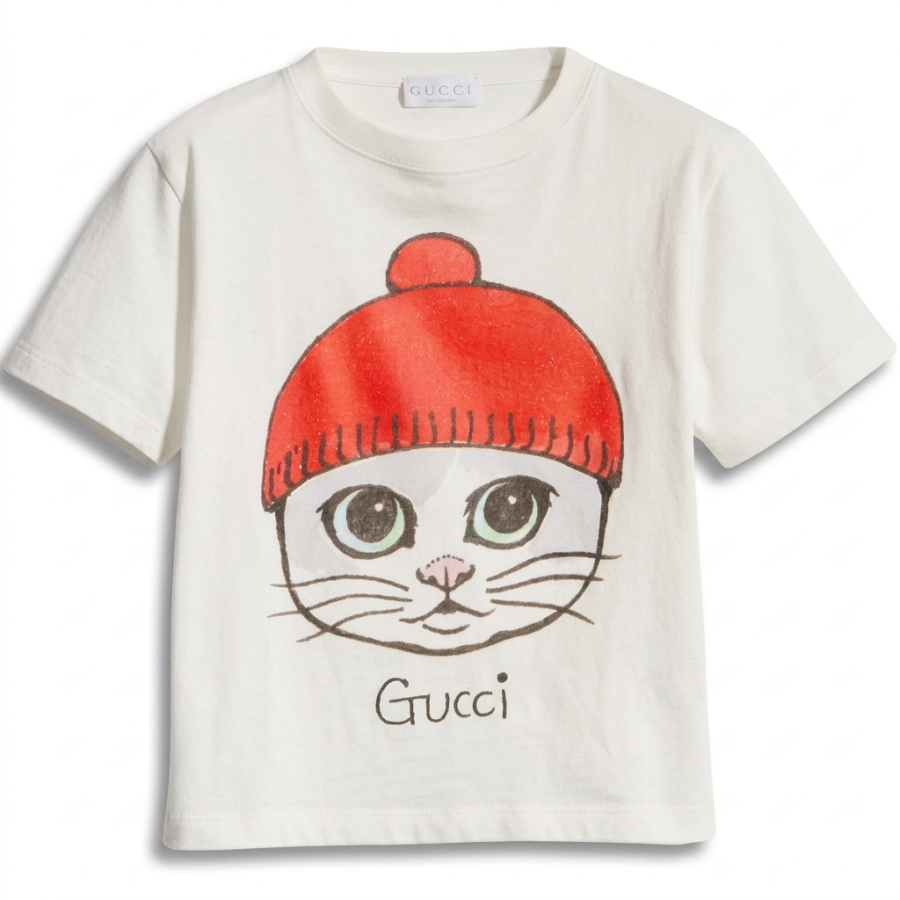 GUCCI Kids T Shirts Crew Neck Moderate