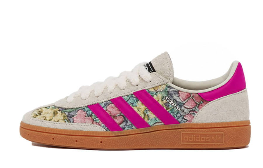 Adidas Originals HANDBALL SPEZIAL Skateboard Shoes Women's Low Top White/Pink