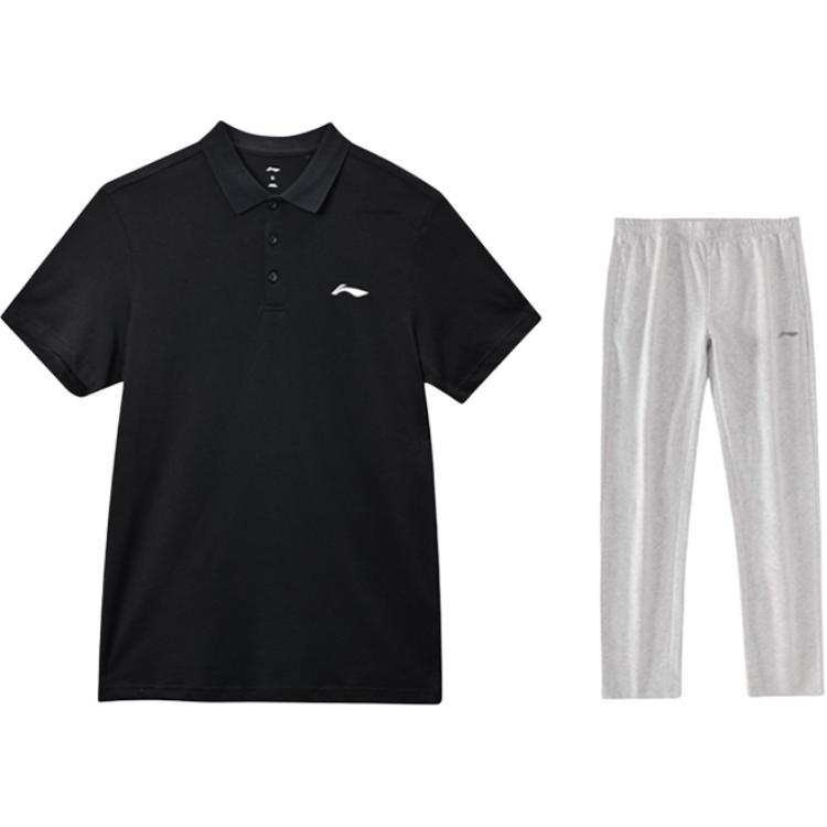 Li-Ning Li Ning Casual Sportswear Men's Polo Collar Moderate