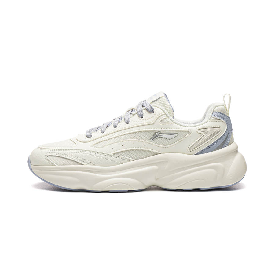 Li-Ning Li Ning Milk Coconut Casual Shoes Women's Low Top Ivory/Frost Blue