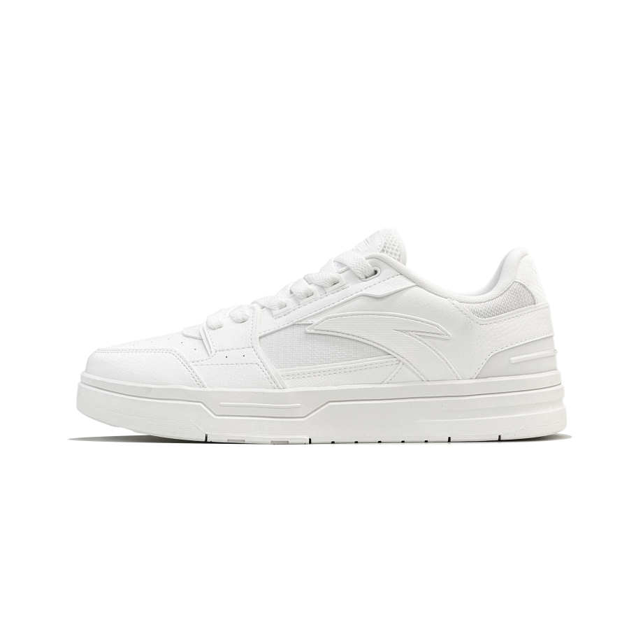 ANTA Street Lite Skateboard Shoes Women's Low Top Papyrus White