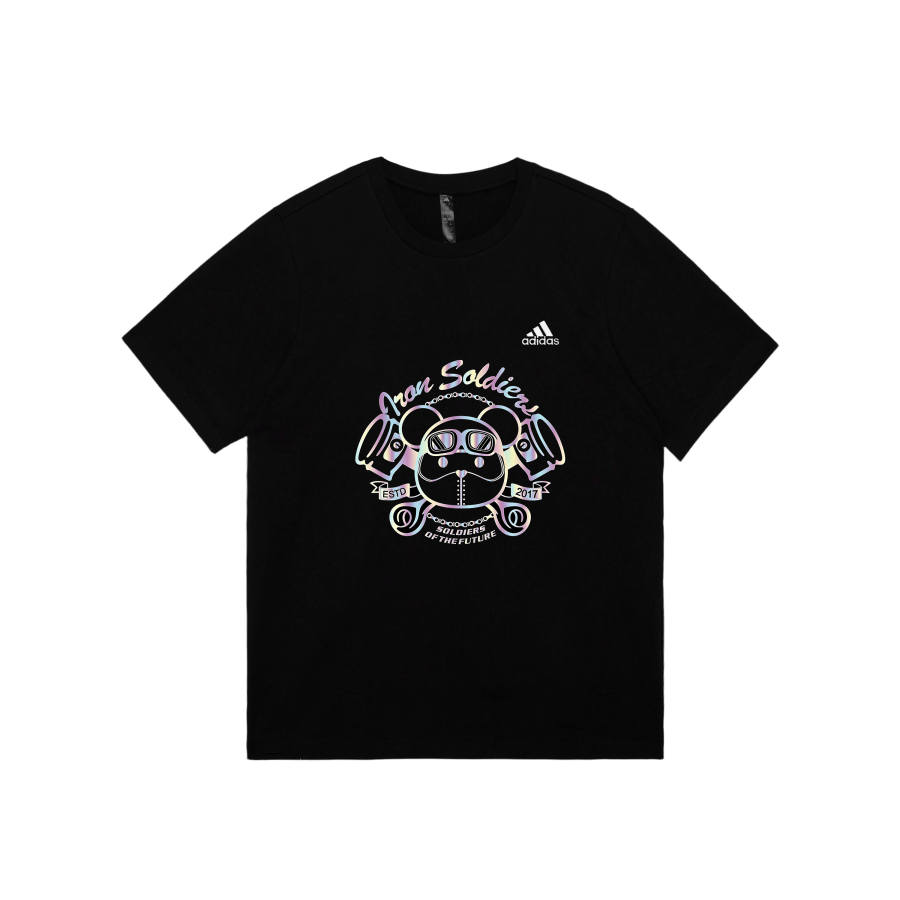 Adidas Adidas MUST HAVES T Shirts Unisex Black Crew Neck Moderate Straight Fit