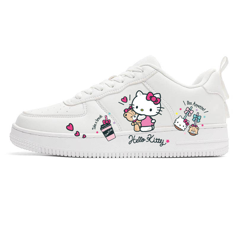 Sanrio Skateboard Shoes Unisex Low Top White