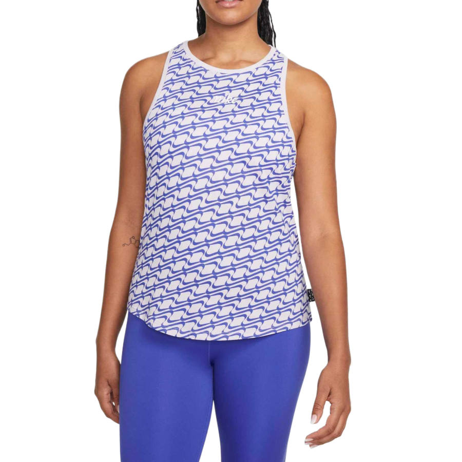 Nike Nike Sleeveless Sports Shirts Women's Purple Crew Neck Moderate