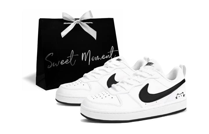 Nike Nike Court Borough 2 Skateboard Shoes Unisex Low Top Black