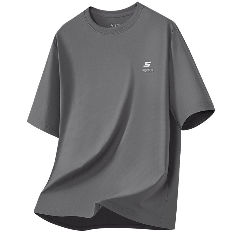 Skechers T Shirts Unisex Crew Neck Thin Straight Fit