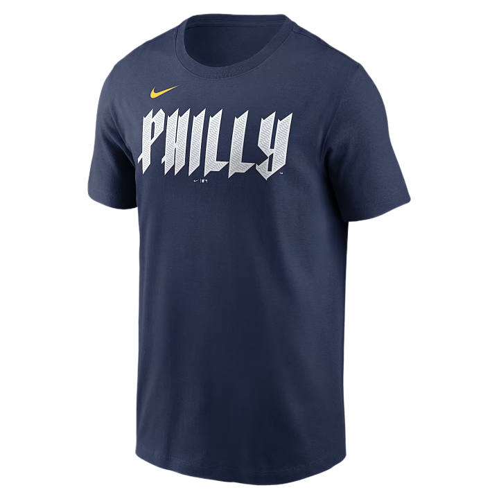 Nike Nike T Shirts Men's Marine Blue Crew Neck Moderate