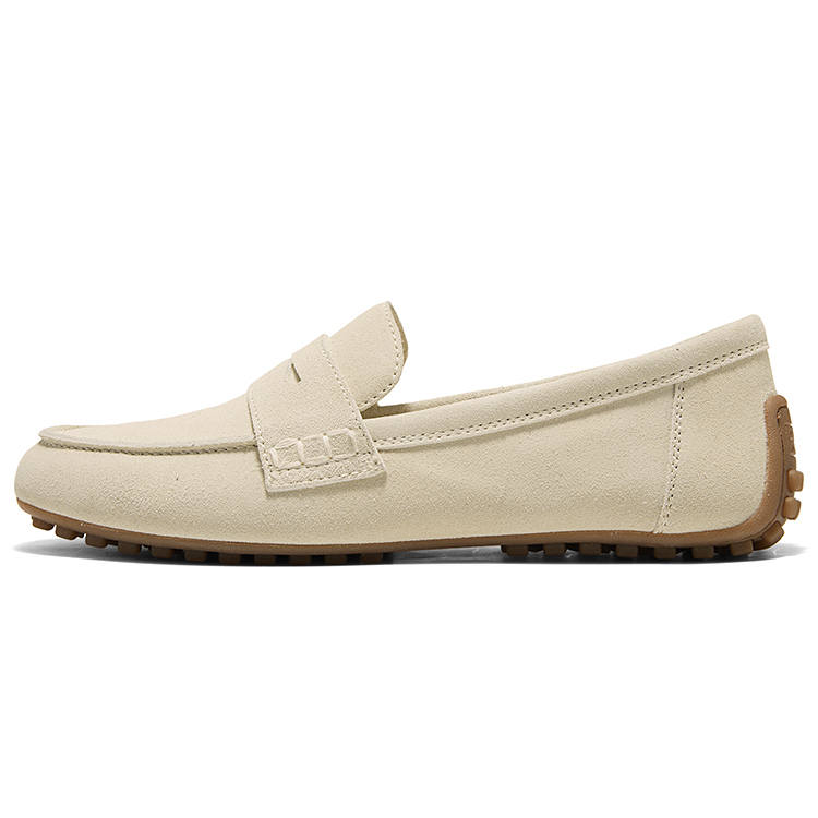 Skechers Modern Comfort Gommino Loafers Women's Low Top Ecru