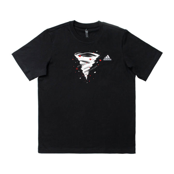 Adidas Adidas MUST HAVES T Shirts Men's Black Crew Neck Thin