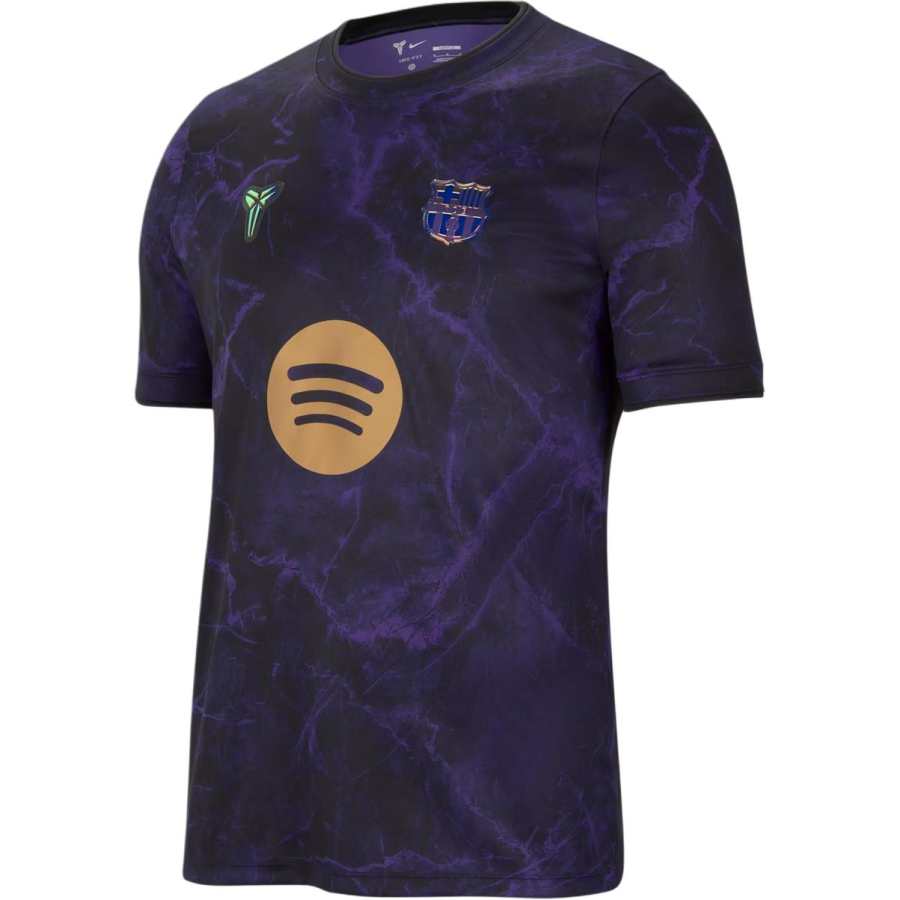 Nike Nike Soccer Jerseys Men's Global Purple/Global Purple/Black/Gold Color Crew Neck Moderate
