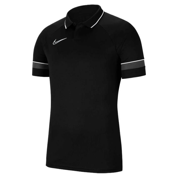 Nike Nike Polo Shirts Men's Black/White/Charcoal Gray/White Polo Collar Moderate