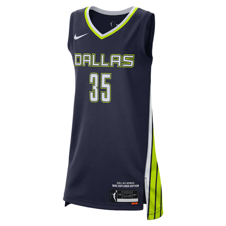 Nike Nike WNBA Basketball Jerseys Unisex University Marine V Neck Moderate