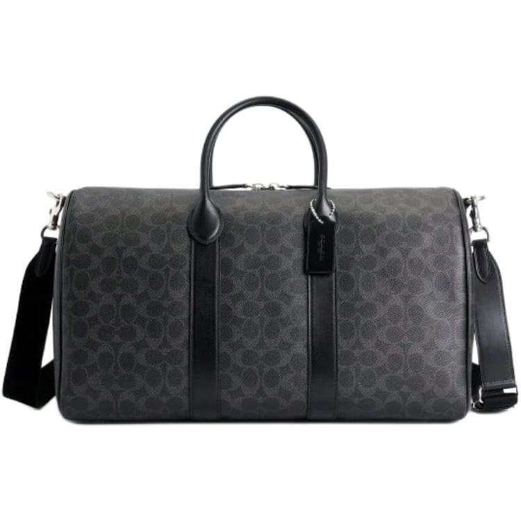 COACH COACH Artificial Leather Travel Bag Unisex Black