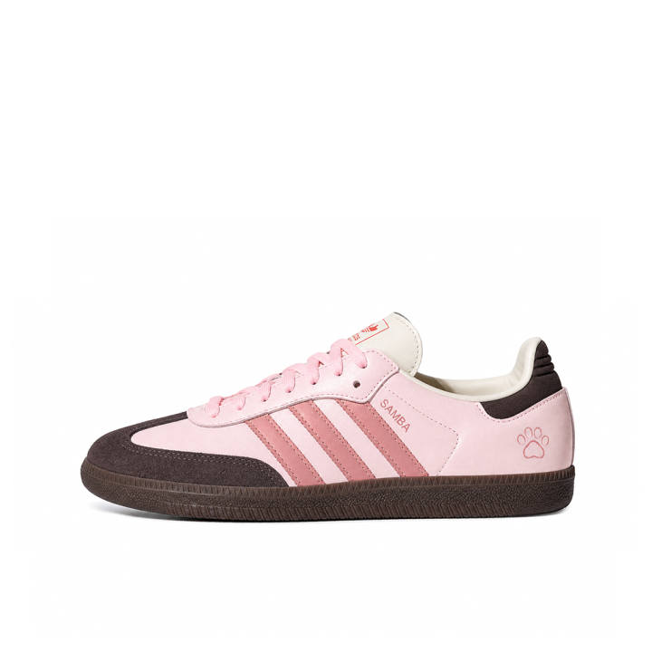 Adidas Adidas Samba German Army Trainers Unisex Low Top Pink