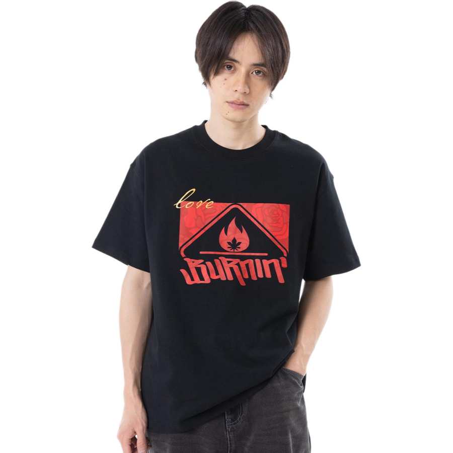 BURNIN BURNIN T Shirts Unisex Crew Neck Moderate