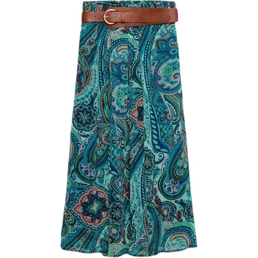 ZARA Casual Long Skirts Women's Multicolor Moderate
