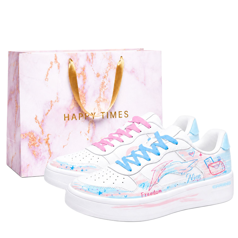 Li-Ning Li Ning Floating Boat Skateboard Shoes Unisex Low Top Blue
