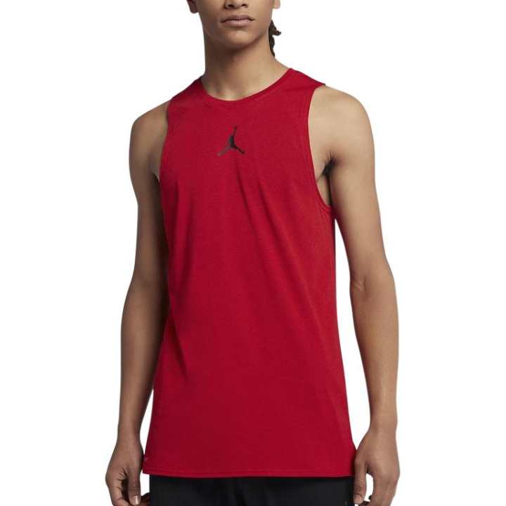 Jordan Jordan Tank Tops Men's Red Crew Neck Moderate