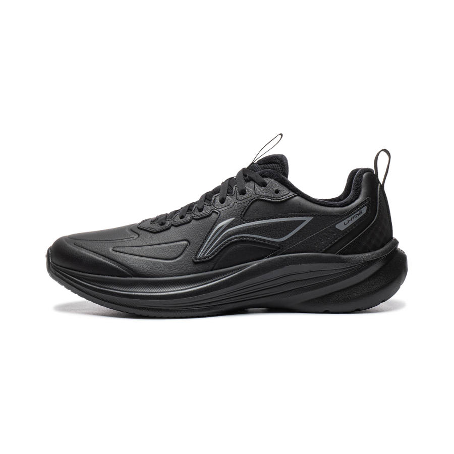 Li-Ning Li Ning Light Breeze V4 Running Shoes Men's Low Top Black/Elegant Gray