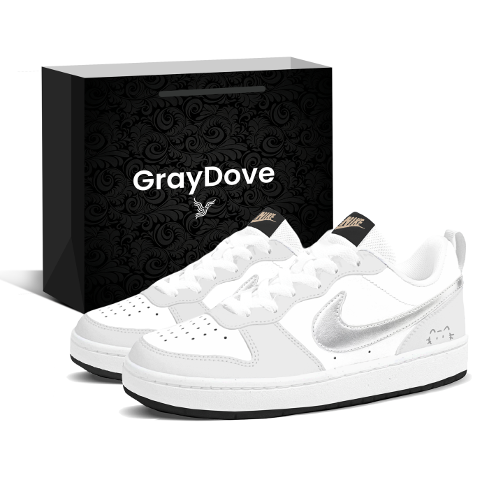 Nike Nike Court Borough Skateboard Shoes Women's Low Top Gray