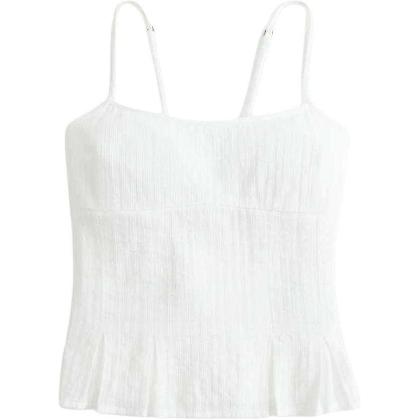 Hollister/ Camisoles Women's White Moderate Nipped In Waist