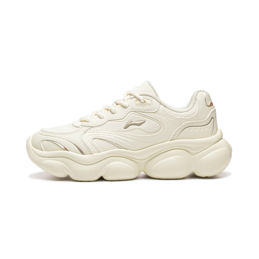 Li-Ning Li Ning Cloud Casual Shoes Women's Low Top Ecru