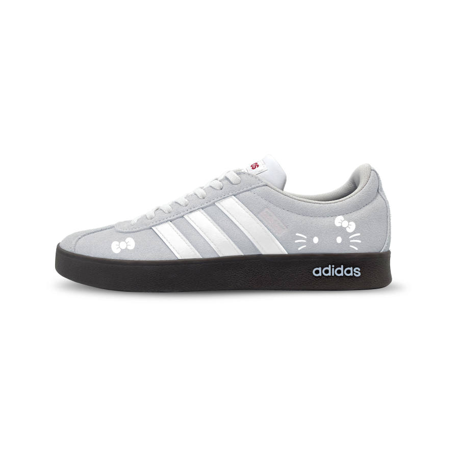 Adidas Adidas VL COURT 2.0 German Army Trainers Unisex Low Top Gray White Brown Colorway