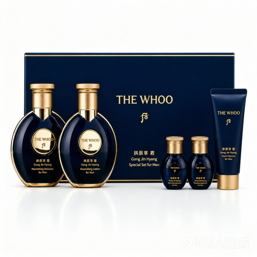 The History Of Whoo Men's Gongchen Enjoyment Skincare Sets
