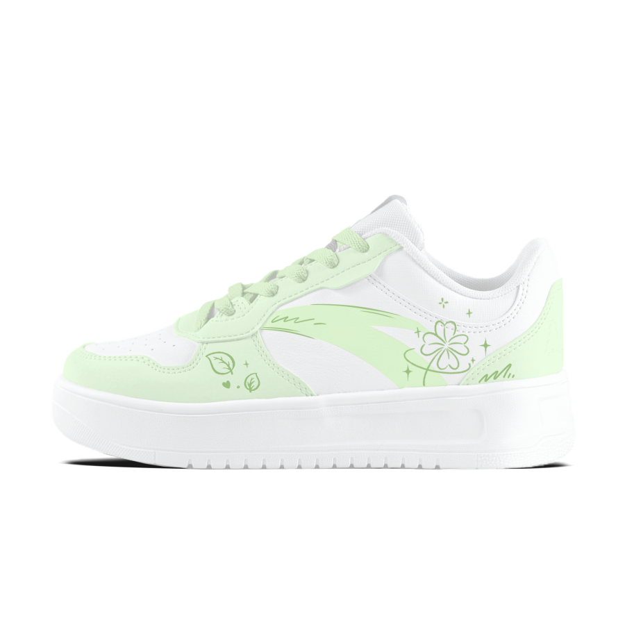 ANTA Easy Skateboard Shoes Unisex Low Top White