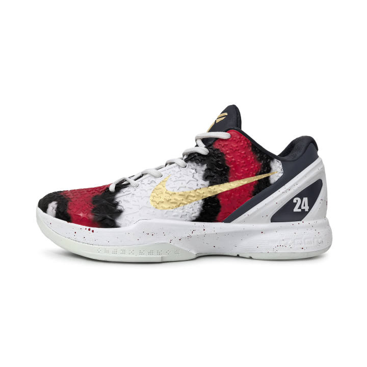 Nike Nike Zoom Kobe 6 Basketball Shoes Men's Low Top Red/White/Black