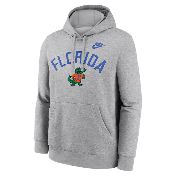 Nike Nike College Sweatshirts Men's Gray Heather Hooded Non Detachable Moderate