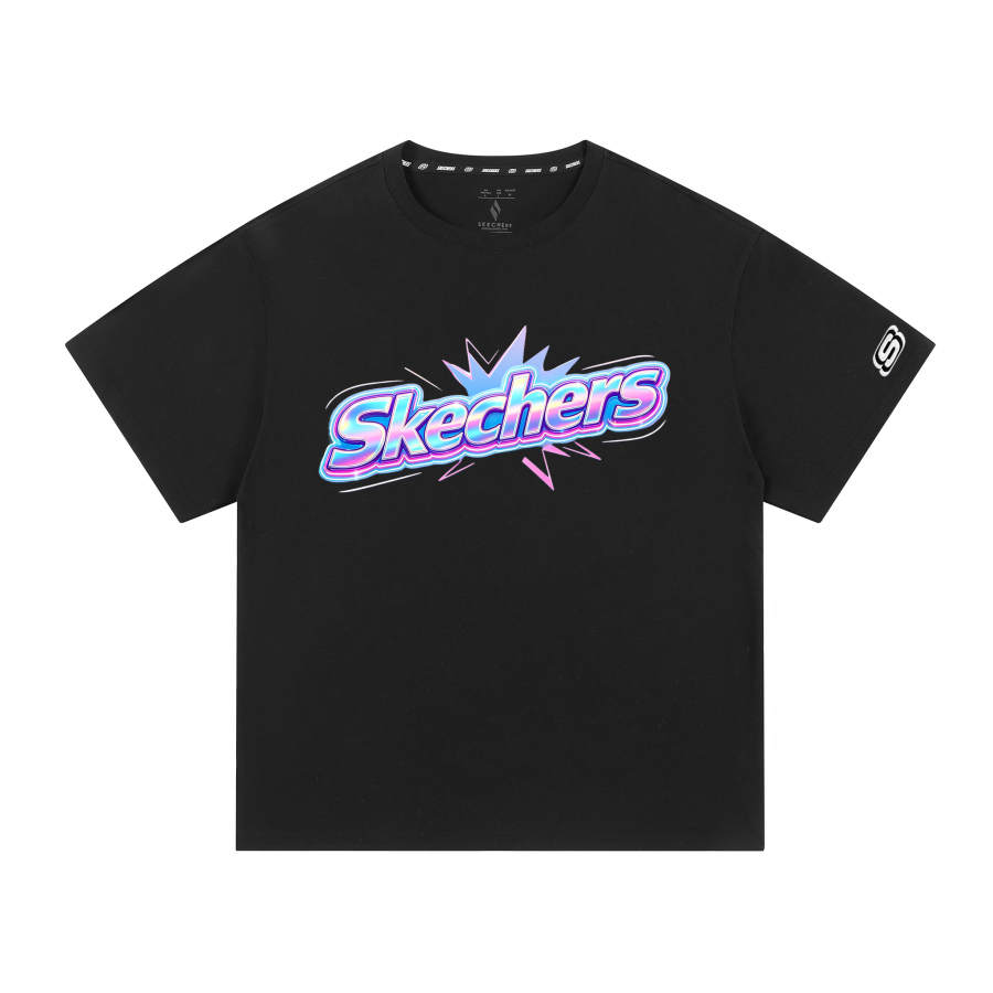 Skechers T Shirts Unisex Crew Neck Thin Straight Fit