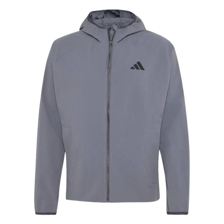 Adidas Adidas Jackets Men's Size 5 Gray Hooded Non Detachable Moderate
