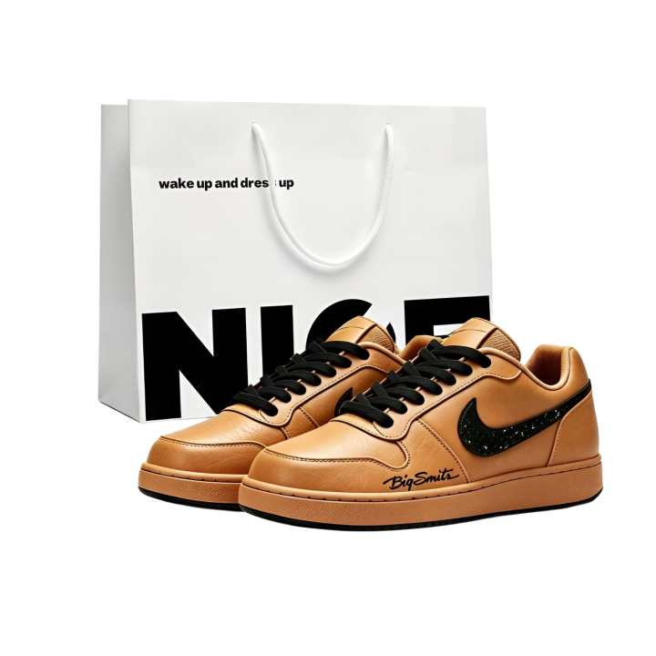 Nike Nike EBERNON Skateboard Shoes Unisex Low Top Brown
