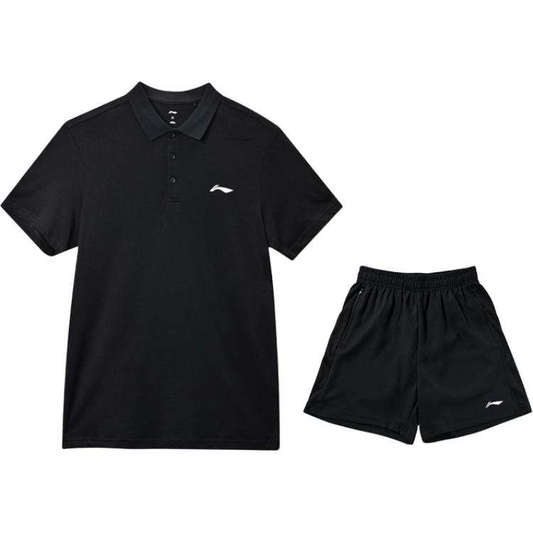 Li-Ning Li Ning Casual Sportswear Men's Polo Collar Moderate