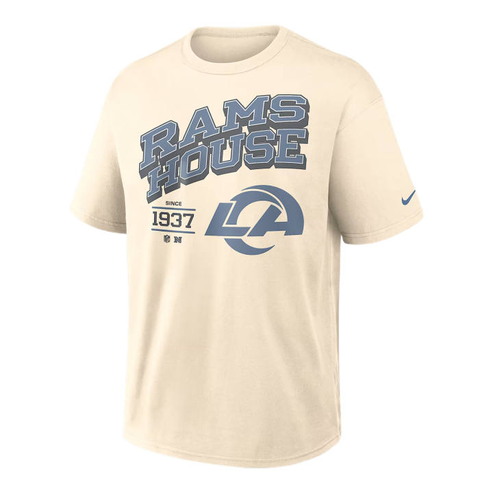 Nike Nike NFL T Shirts Men's Natural Crew Neck Moderate
