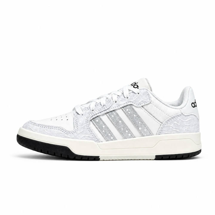 Adidas Adidas ENTRAP Skateboard Shoes Unisex Low Top White Black Silver Multicolor