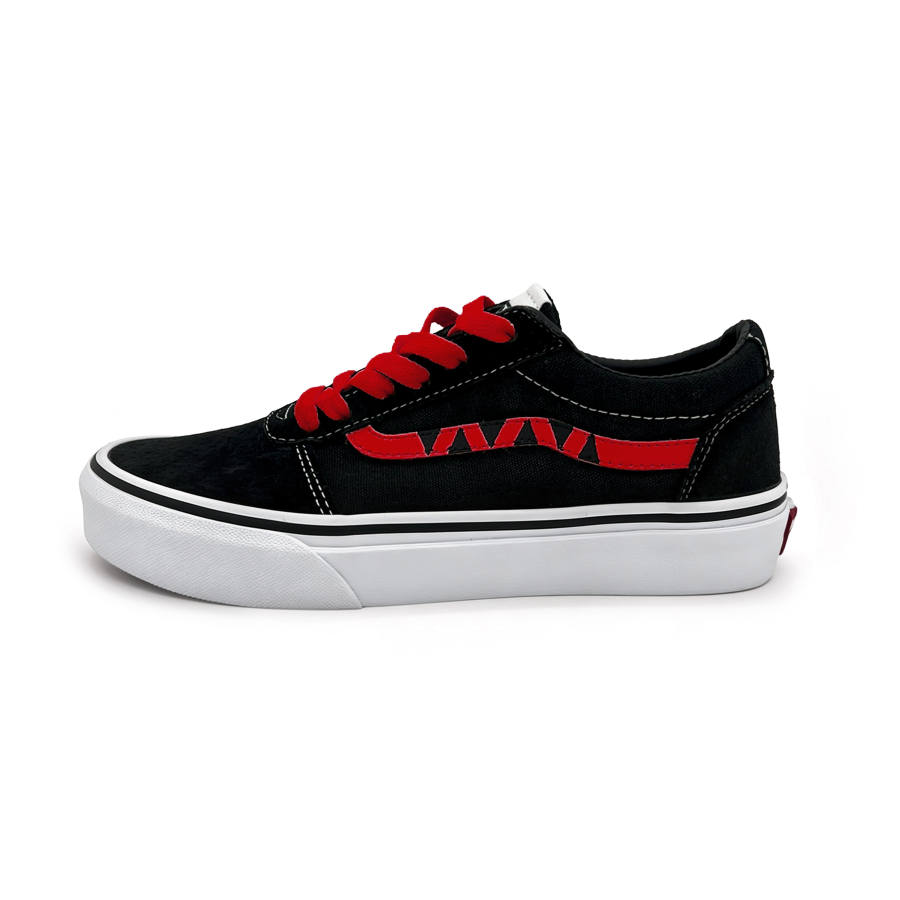 Vans Ward Skateboard Shoes Unisex Low Top Red