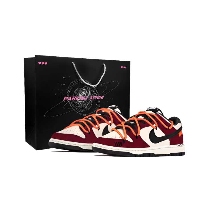 Nike Nike Dunk Skateboard Shoes Unisex Low Top Red