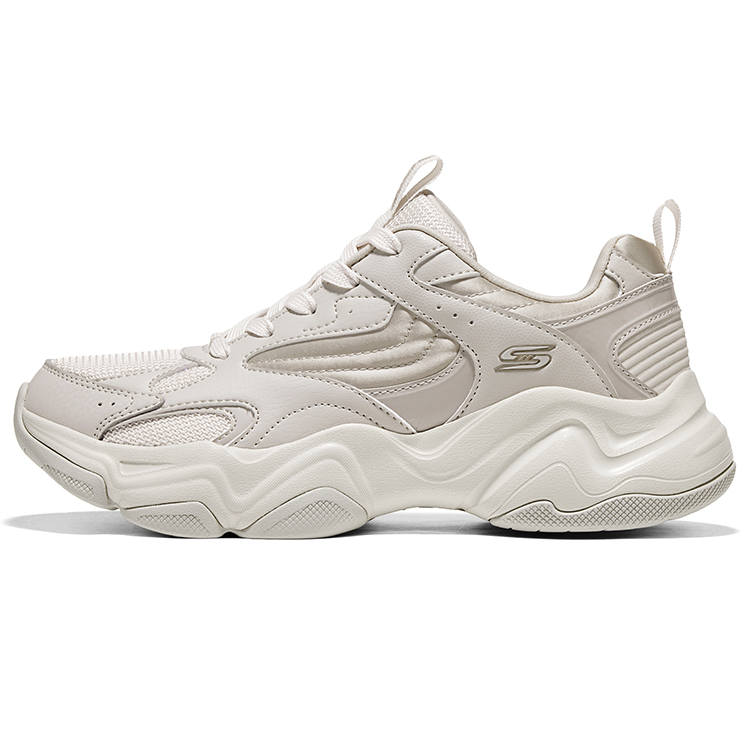 Skechers BOBS DIEGO Chunky Sneakers Women's Low Top Ivory