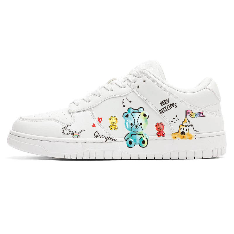 Sanrio Skateboard Shoes Unisex Low Top White
