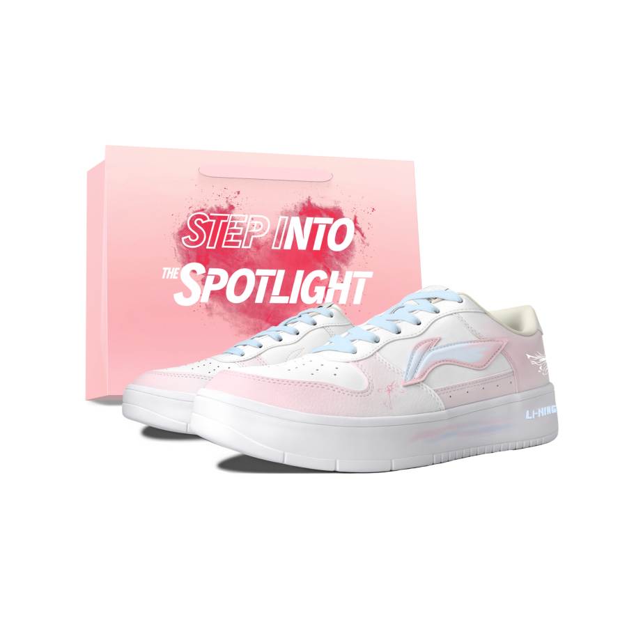 Li-Ning Li Ning Floating Boat Skateboard Shoes Unisex Low Top Pink