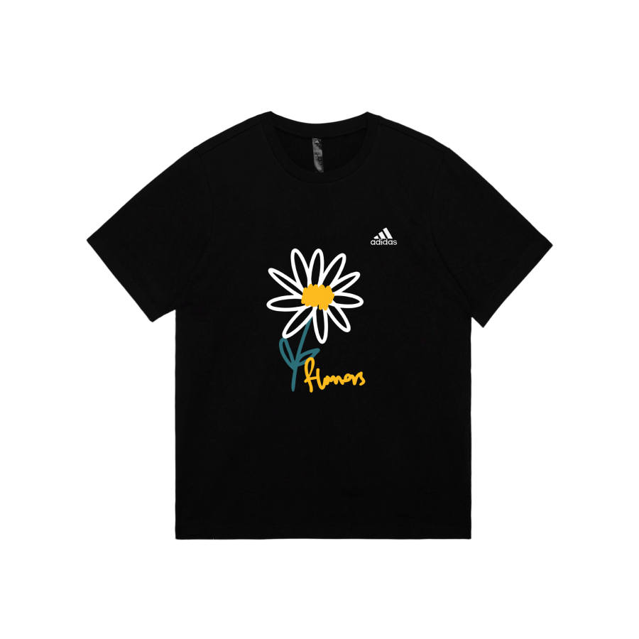 Adidas Adidas MUST HAVES T Shirts Unisex Black Crew Neck Moderate Straight Fit
