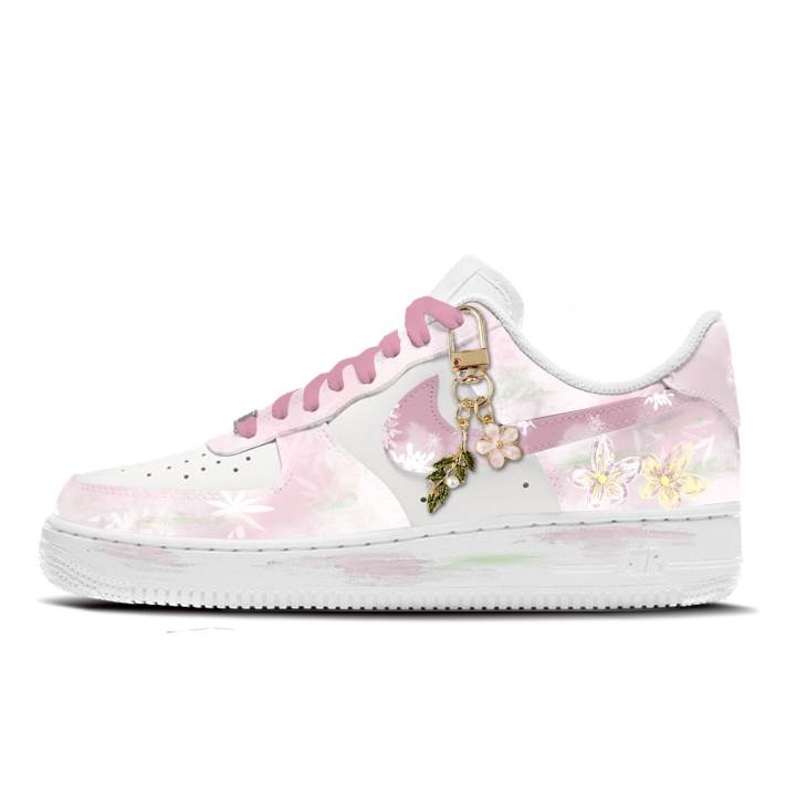 Nike Nike Skateboard Shoes Women's Low Top Pink White