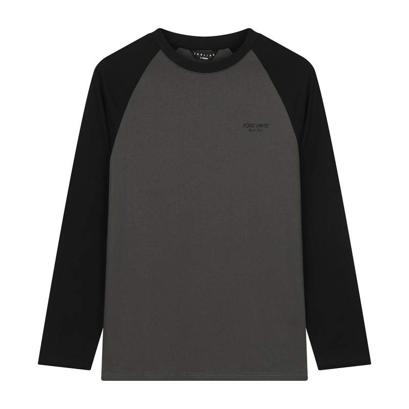Tonlion Long Sleeved T Shirt Men's Starry Gray